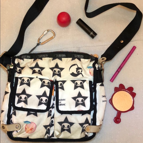 Le Sportsac Tokidoki Handbags - Used Tokidoki LeSportsac Adios Bag Purse CrossBody
